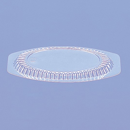 東洋アルミエコープロダクツ アルミ容器 楕円形 OPSドーム蓋 18cm 1183・1186用 PM1183 100枚/袋(ご注文単位10袋)【直送品】