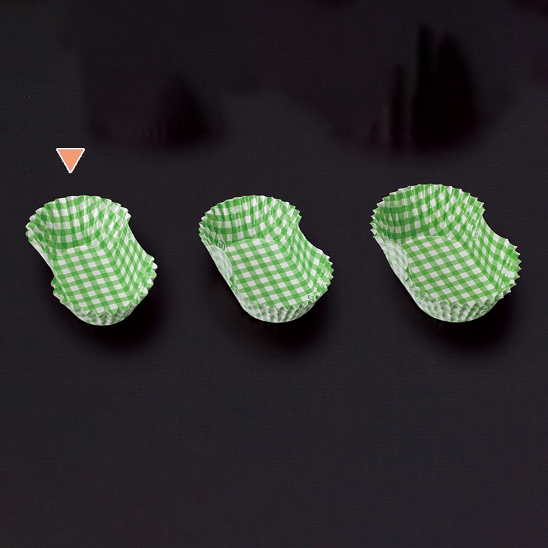 東洋アルミエコープロダクツ 紙ケース 500枚 チェック 緑 小判 8号 SB014 1本(ご注文単位40本)【直送品】