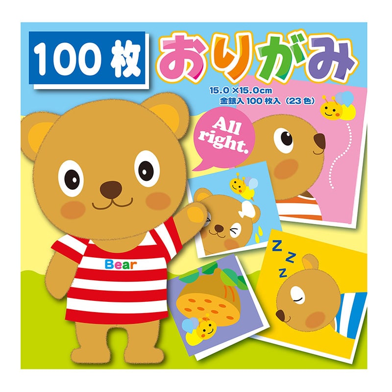 トーヨー 徳用おりがみ 15.0cm　100枚 090202 1袋（ご注文単位10袋）【直送品】