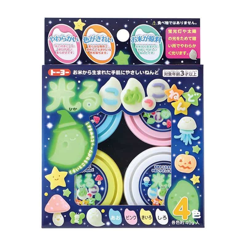 トーヨー 光るこめっこねんど 4色 114902 1個（ご注文単位5個）【直送品】