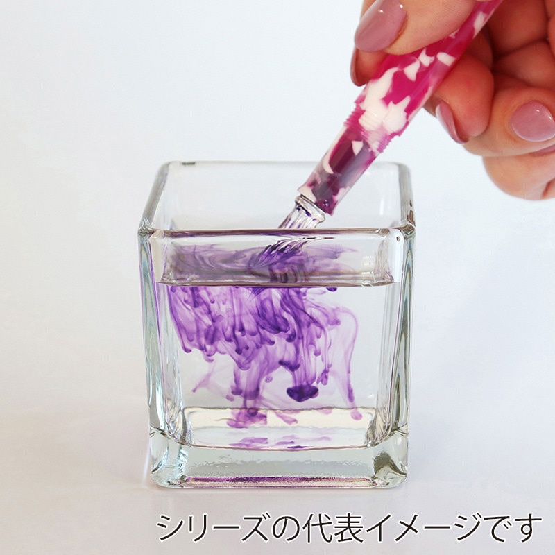 寺西化学工業 ギター ガラスペン オーロラ ロング ジェリーレッド キャップ付き GLAAL-JR 1本(ご注文単位1本)【直送品】