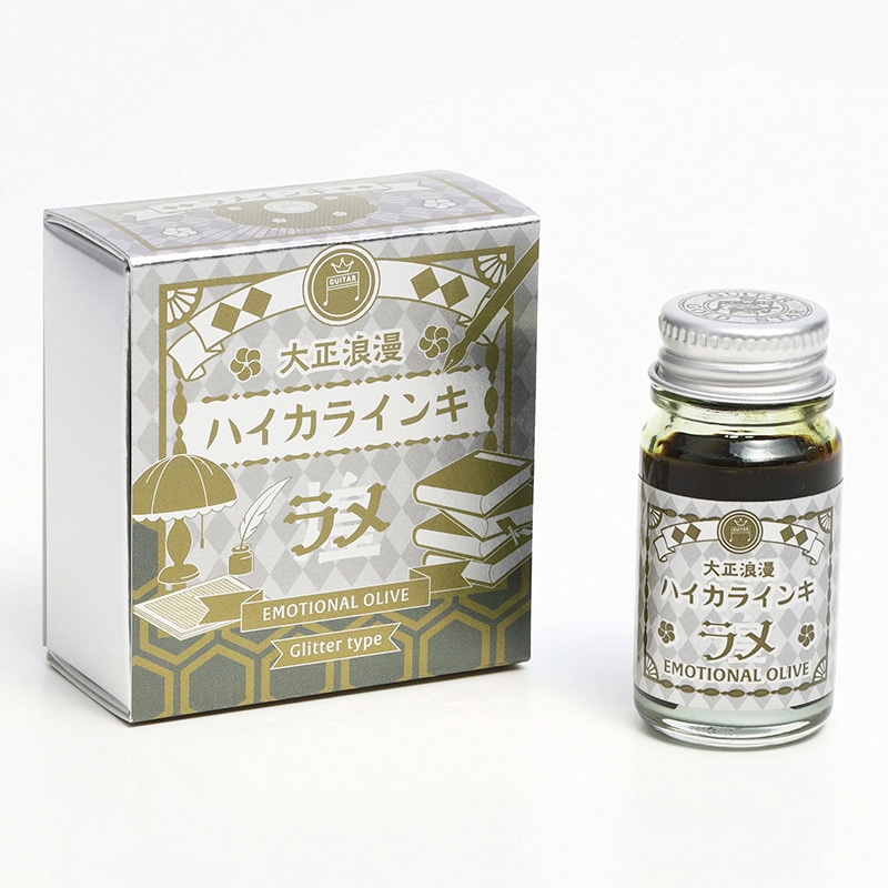 寺西化学工業 ギター 大正浪漫 ハイカラインキ ラメ エモーショナルオリーブ TRHGL-12ML-T70 1個（ご注文単位1個）【直送品】