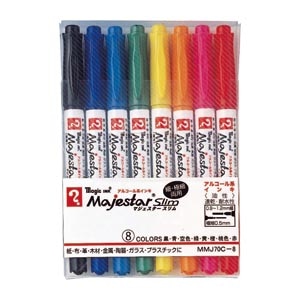 MMJ70C-8 マジックマジェスタースリム 8色セット 1セット (ご注文単位1セット)【直送品】