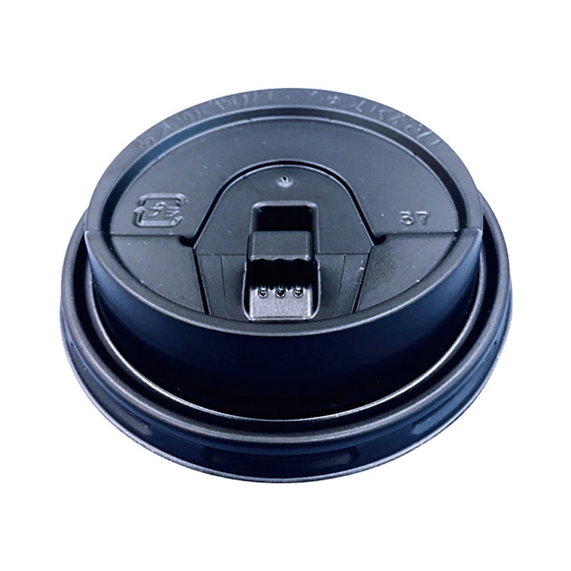 日本デキシー 断熱カップ用 ステイオンタブリッド 黒 78mmφ GLDH75KT 40個/袋(ご注文単位50袋)【直送品】