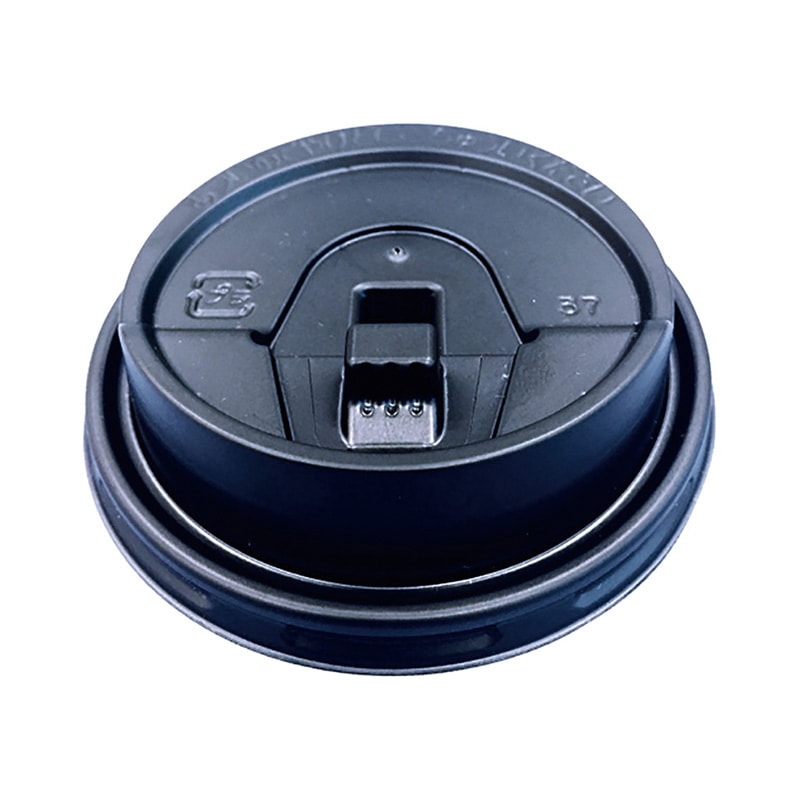 日本デキシー 断熱カップ用 ステイオンタブリッド 黒 77mmφ GLDH09BD 50個/袋(ご注文単位20袋)【直送品】