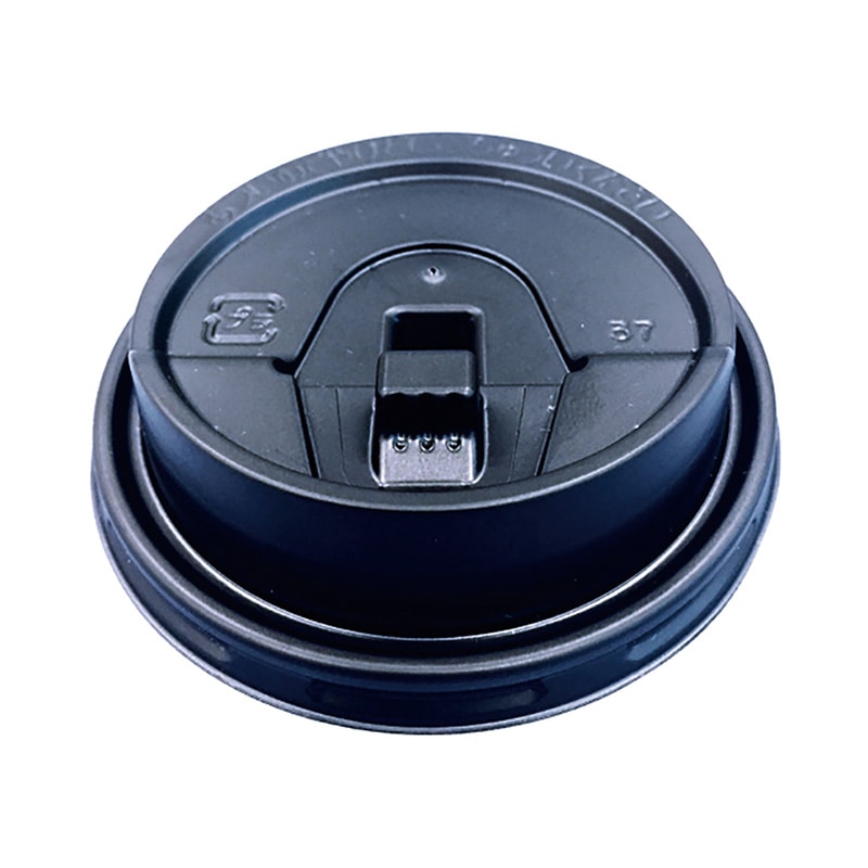 日本デキシー 紙コップ用 ステイオンタブリッド 89mmφ GLDH89BD 黒 50枚/袋(ご注文単位20袋)【直送品】