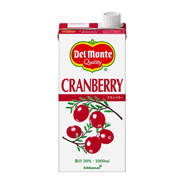 日本デルモンテ クランベリー30% 1L 常温 1本※軽(ご注文単位1本)※注文上限数12まで【直送品】