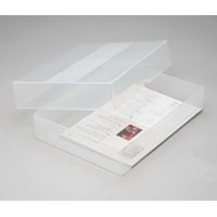 フボR-1200-C デスクトレー/決裁箱/クリア 1個 (ご注文単位1個)【直送品】