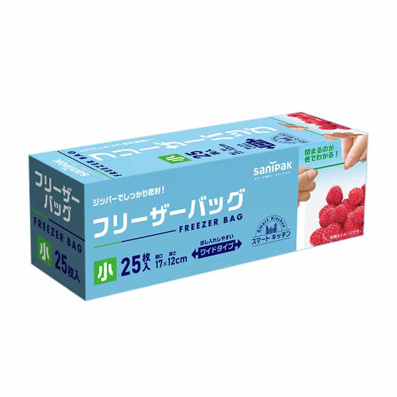 日本サニパック スマートキッチン フリーザーバッグ 小 25枚 KS-36 1冊（ご注文単位30冊）【直送品】