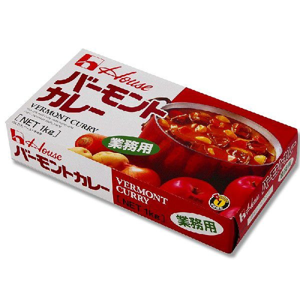 ハウス食品 業務用 バーモントカレー 1kg 常温 1個※軽(ご注文単位1個)※注文上限数12まで【直送品】
