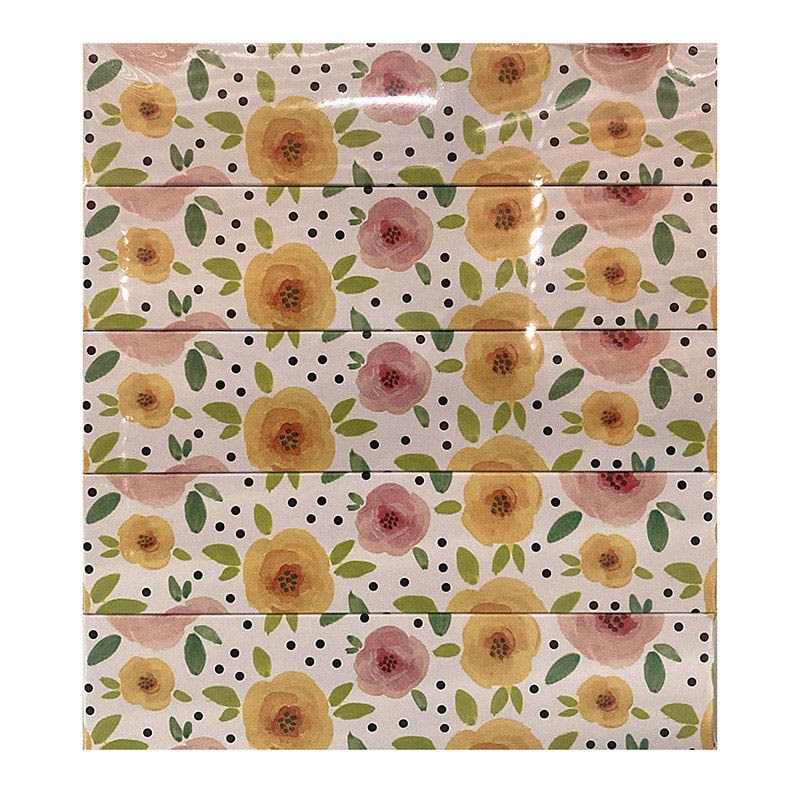 HA BOXティッシュ 花柄 300枚 150組 5個/パック（ご注文単位16パック）【直送品】