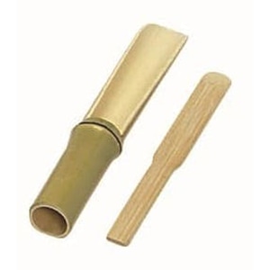 やなぎプロダクツ つくね竹筒　ヘラ付き 大 NS-034 1個（ご注文単位100個）【直送品】