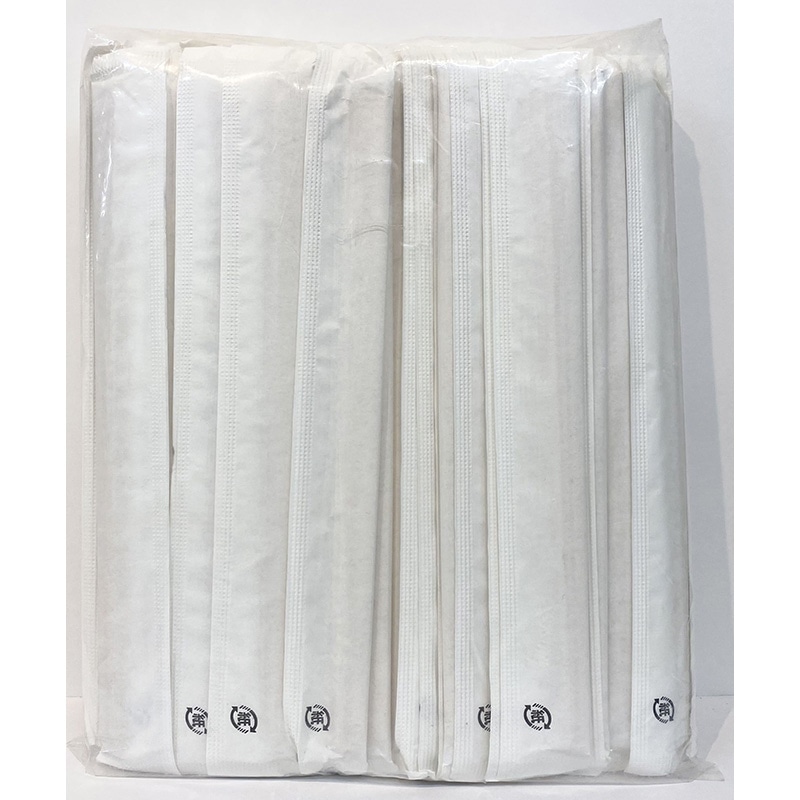 やなぎプロダクツ 割箸 白樺元禄箸 無地完封 20.3cm 100膳 PK-044 1袋(ご注文単位40袋)【直送品】