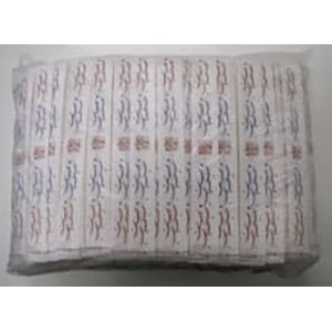 やなぎプロダクツ 割箸　紙完封　波柄　白樺元禄箸 20.3cm　楊枝入　500膳 PK-007 1袋（ご注文単位8袋）【直送品】