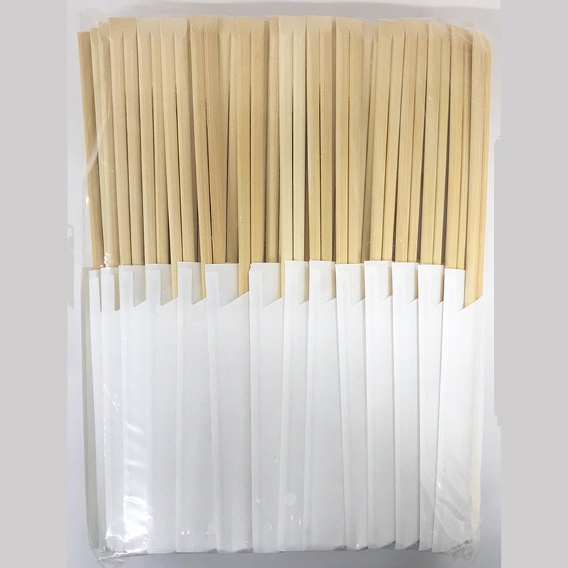 やなぎプロダクツ 割箸　竹天削箸　箸袋入　無地袴 24cm　100膳 P-382 1袋（ご注文単位30袋）【直送品】