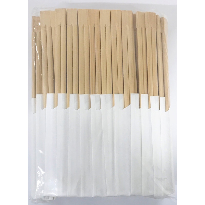 やなぎプロダクツ 割箸 竹双生箸 箸袋入 無地袴 24cm 100膳 P-383 1袋(ご注文単位30袋)【直送品】