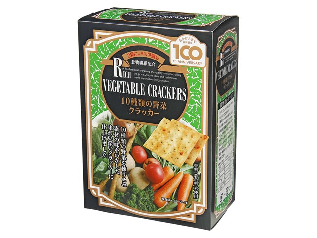 前田製菓 10種類の野菜クラッカー 5枚×6P 常温 1袋※軽（ご注文単位1袋）※注文上限数12まで【直送品】
