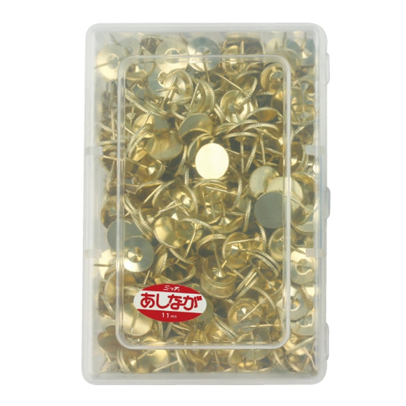 ミツヤ 二重画鋲 足長 ゴールド 500本入 NL-500 1個(ご注文単位5個)【直送品】