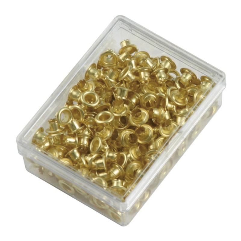 ミツヤ ハトメ鋲 No.5 真鍮製 250個入 HB-250 1個(ご注文単位10個)【直送品】