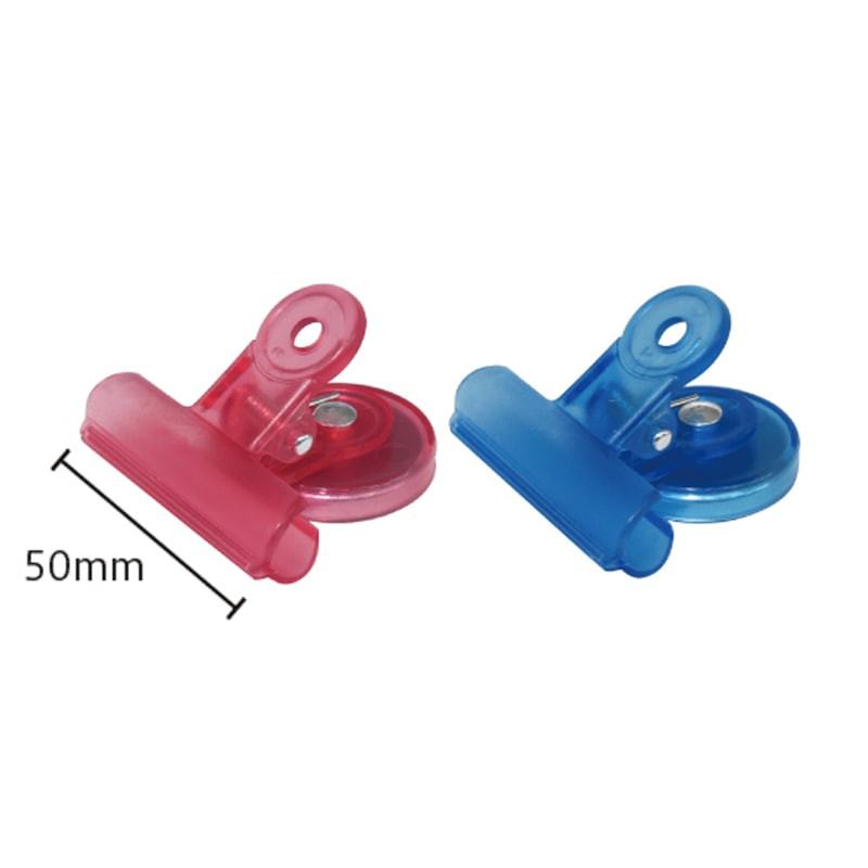 ミツヤ アクアマグクリップ 中 2個パック 赤・青アソート AM-01P 1個(ご注文単位5個)【直送品】