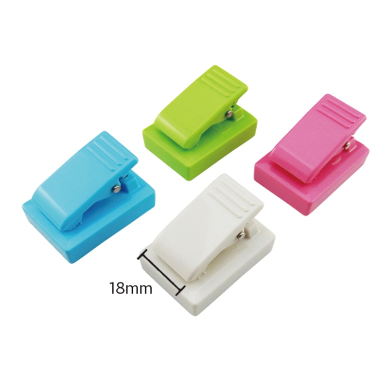 ミツヤ マグネットクリップ キュービット 色込 4個入 CB-01P 1個（ご注文単位10個）【直送品】