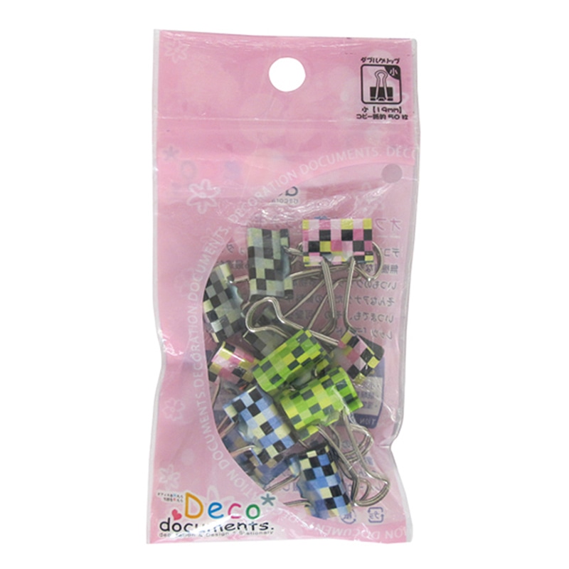 ミツヤ デコドキュWクリップ 小 キューブ DD-MC-S 1個（ご注文単位5個）【直送品】