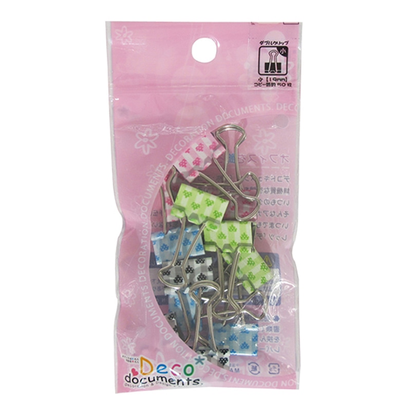 ミツヤ デコドキュWクリップ 小 ハート DD-KH-S 1個（ご注文単位5個）【直送品】