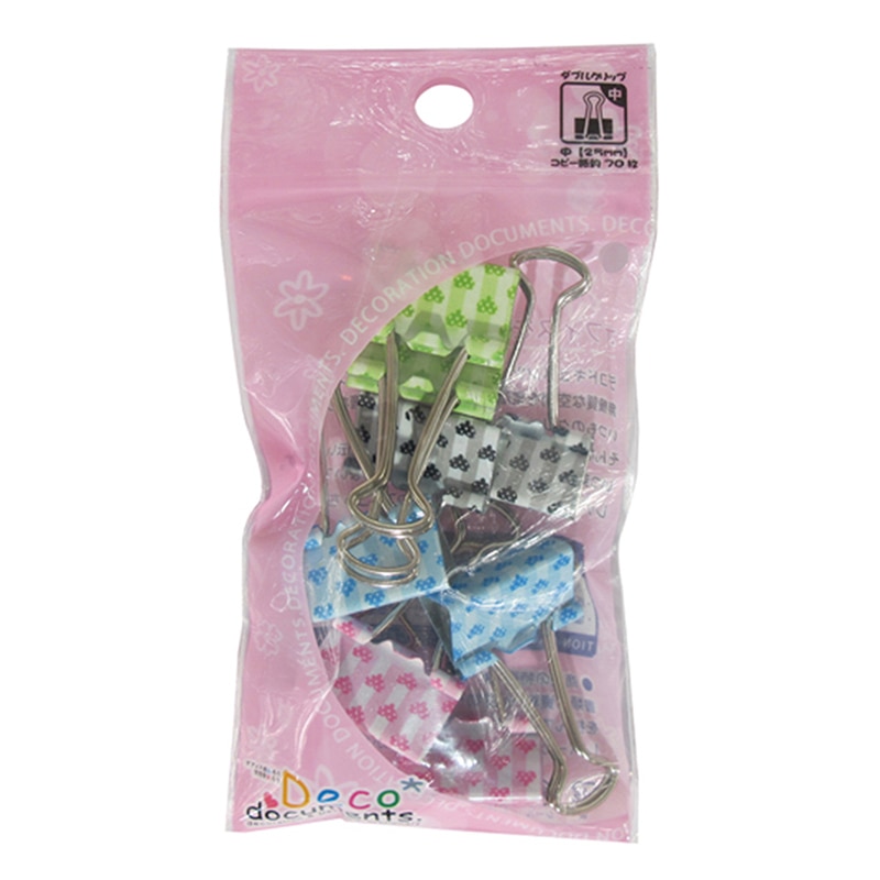 >ミツヤ デコドキュWクリップ 中 ハート DD-KH-M 1個(ご注文単位5個)【直送品】