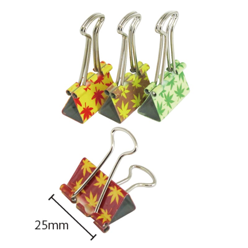ミツヤ デコドキュWクリップ 中 もみじ DD-AK-M 1個（ご注文単位5個）【直送品】