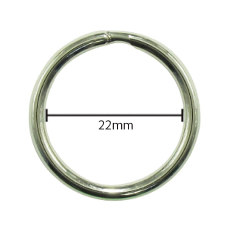 ミツヤ キーリング 22mm 100本箱入 KR-3 1個（ご注文単位1個）【直送品】