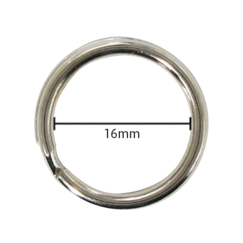 ミツヤ キーリング 16mm 100本箱入 KR-5 1個(ご注文単位1個)【直送品】