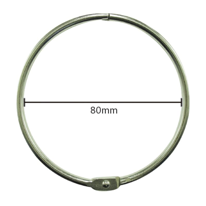 ミツヤ カ-ドリング No.30 80mm 20個紙箱入 CR-350 1個（ご注文単位1個）【直送品】