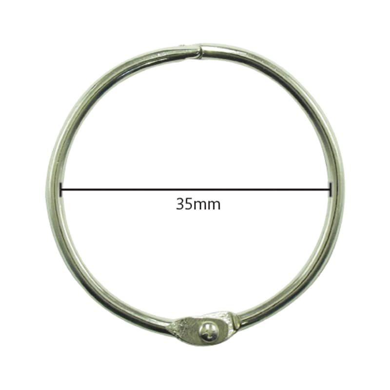 ミツヤ カ-ドリング No.1 35mm 100個紙箱入 CR-1001 1個(ご注文単位1個)【直送品】