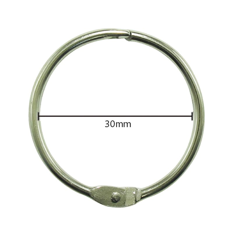 ミツヤ カ-ドリング No.2 30mm 100個紙箱入 CR-1002 1個(ご注文単位1個)【直送品】