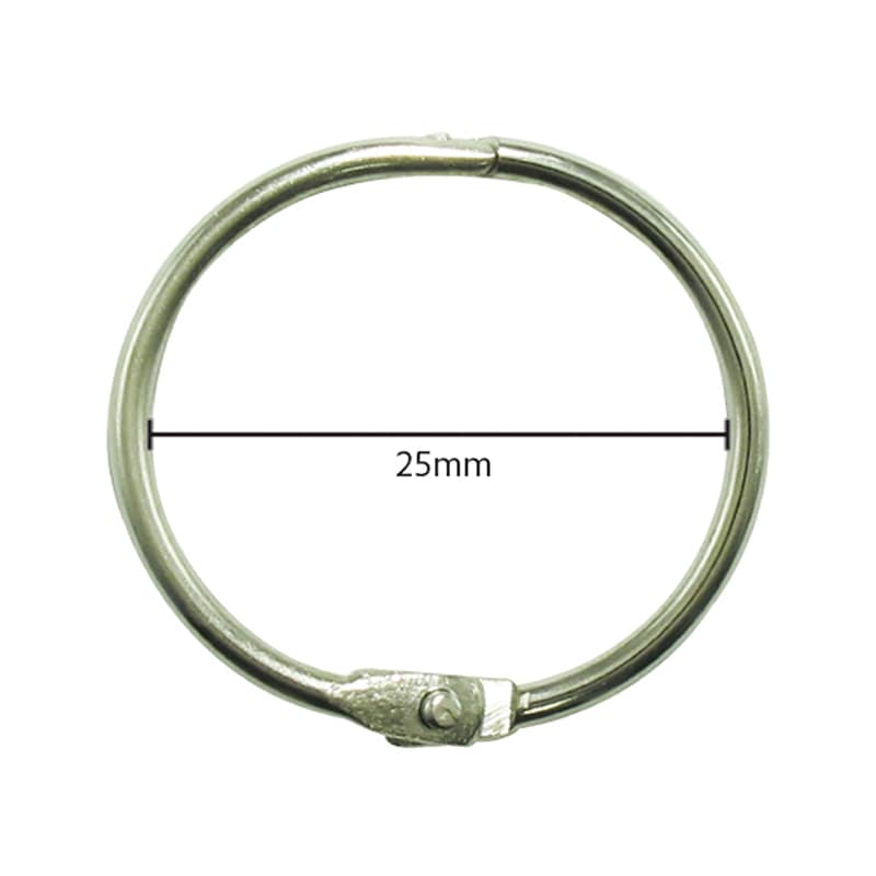 ミツヤ カ-ドリング No.3 25mm 100個紙箱入 CR-1003 1個（ご注文単位1個）【直送品】