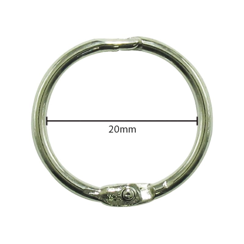 ミツヤ カ-ドリング No.4 20mm 100個紙箱入 CR-1004 1個（ご注文単位1個）【直送品】