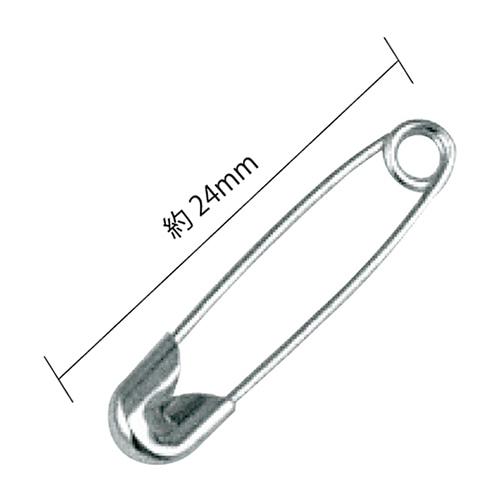 ミツヤ 安全ピン No.0 100本紙箱入 AP-0 1個(ご注文単位10個)【直送品】