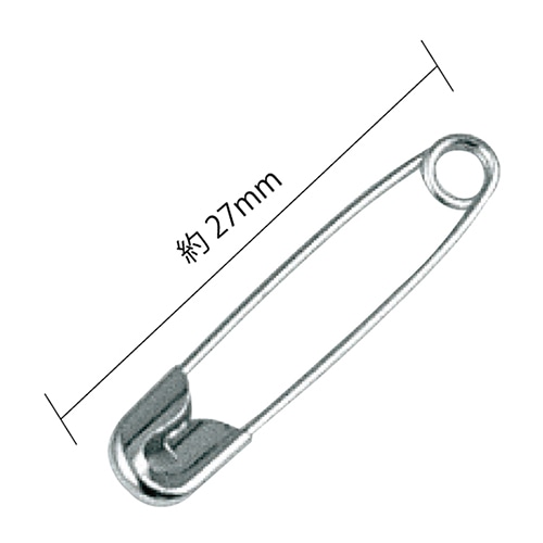 ミツヤ 安全ピン No.1 100本紙箱入 AP-1 1個（ご注文単位10個）【直送品】