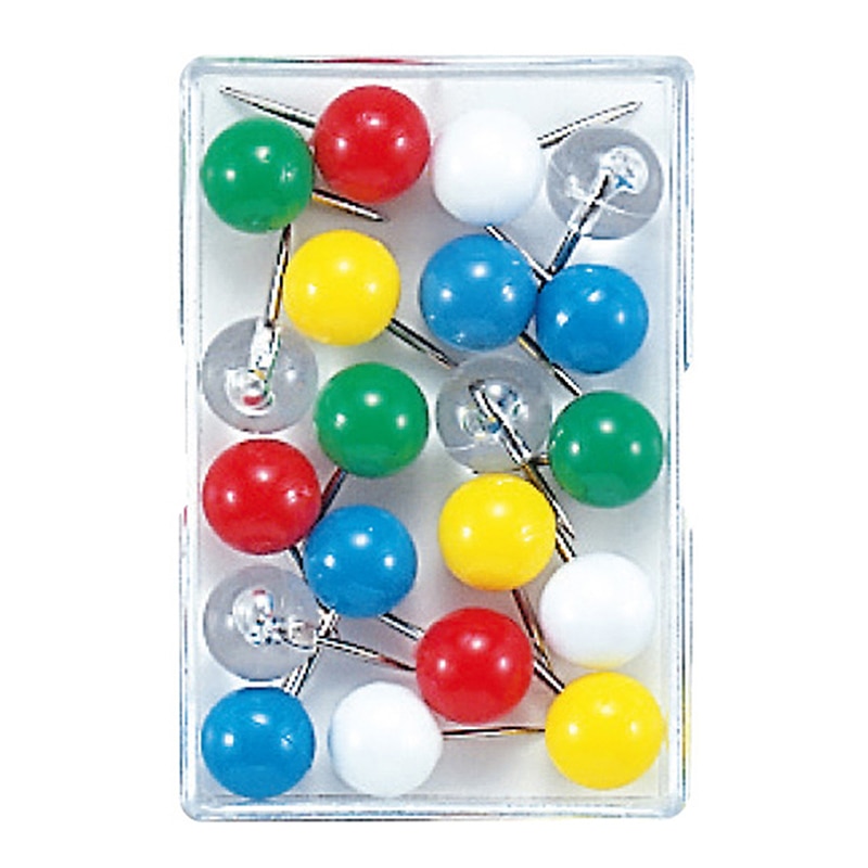 ミツヤ マップピン 10mm 色込 20本入 MP-10 1個（ご注文単位20個）【直送品】