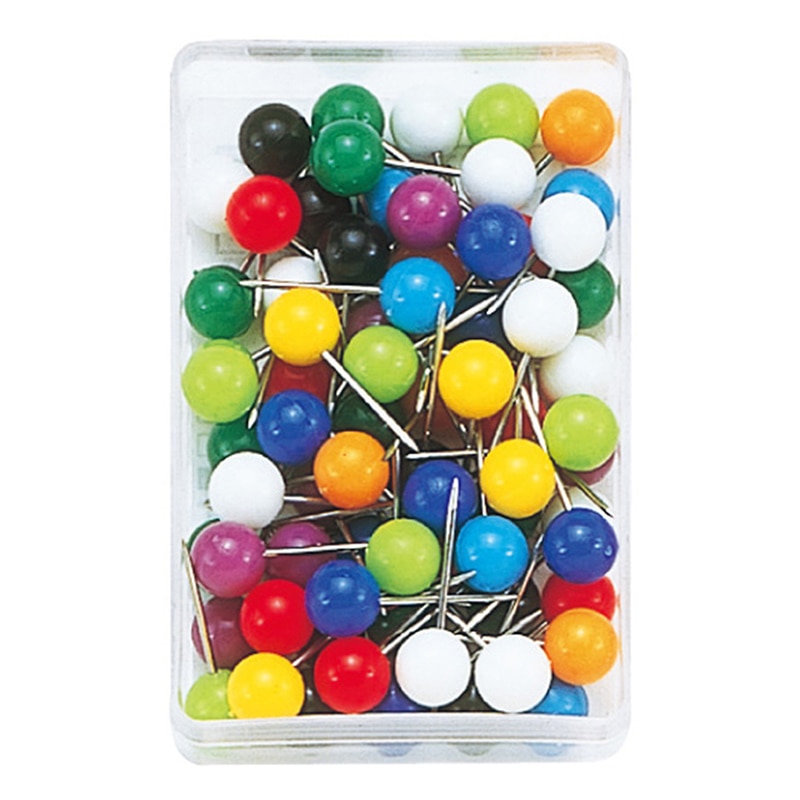 ミツヤ マップピン 6mm 色込 70本入 MP-6 1個（ご注文単位20個）【直送品】