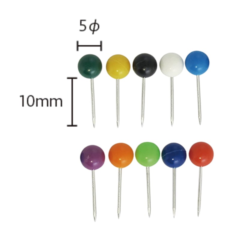 ミツヤ マップピン 5mm 色込 85本入 MP-5 1個(ご注文単位20個)【直送品】