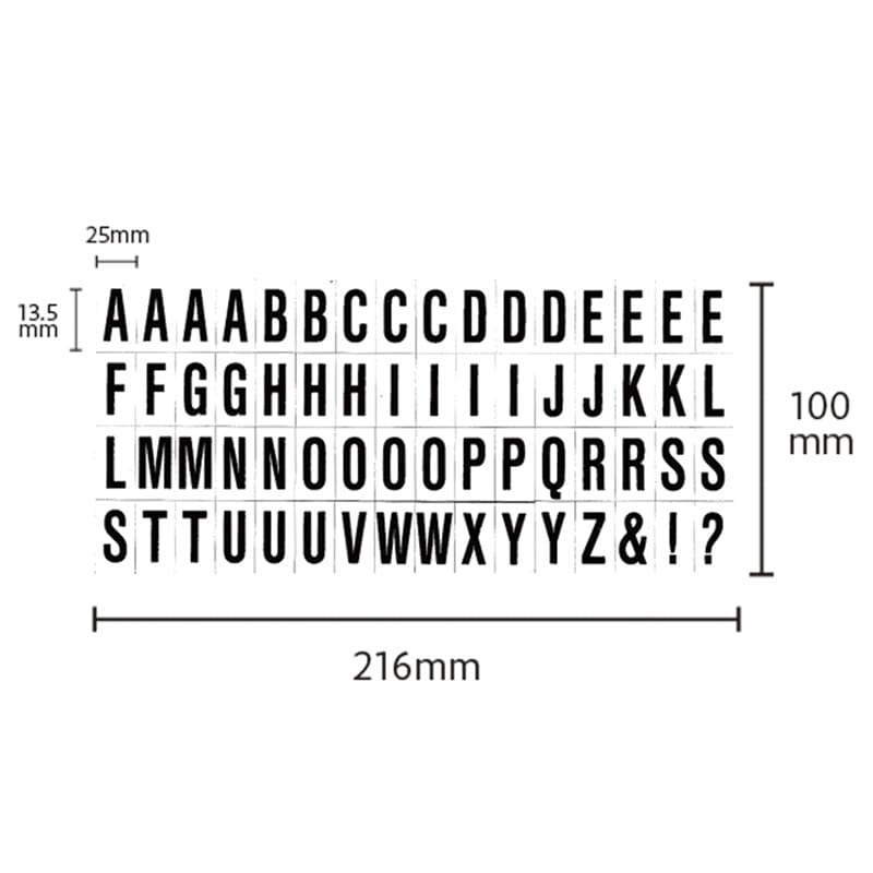 ミツヤ 英文字マグネットシート 64片 MS-5 1個(ご注文単位10個)【直送品】