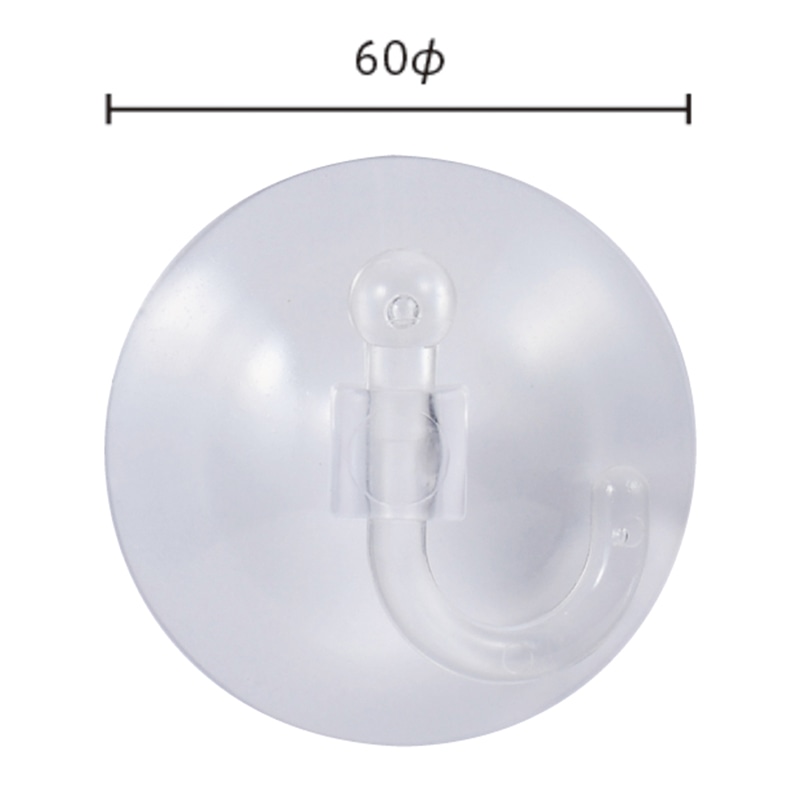 ミツヤ クリア吸盤フック スイングタイプ 2個入 CKH-2 1個（ご注文単位10個）【直送品】