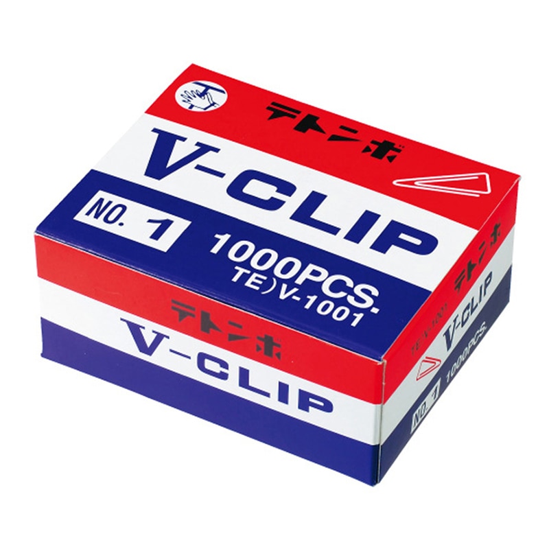 ミツヤ テトンボ Vクリップ 大 1000本 紙箱入 TE)V-1001 1個(ご注文単位5個)【直送品】