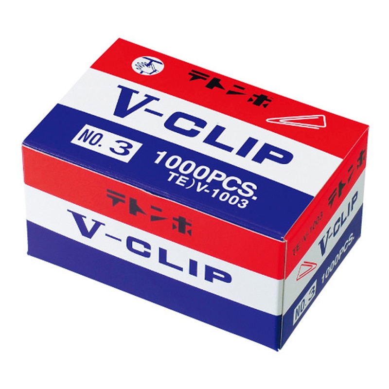 ミツヤ テトンボ Vクリップ 小 1000本 紙箱入 TE)V-1003 1個(ご注文単位10個)【直送品】