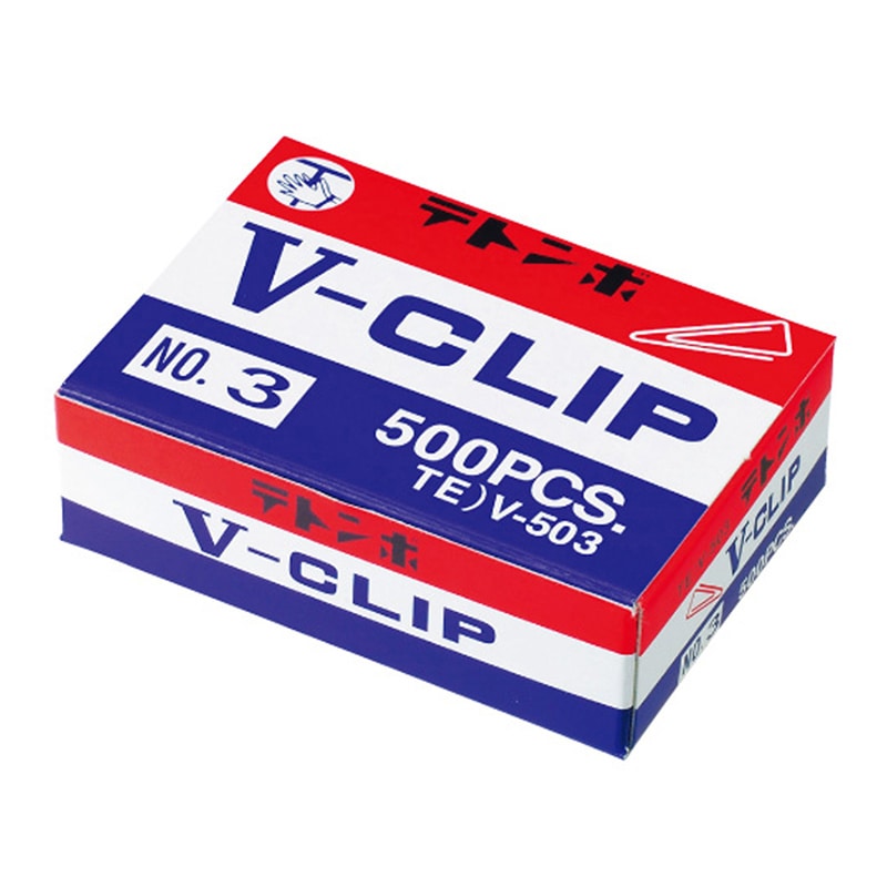 ミツヤ テトンボ Vクリップ 小 500本 紙箱入 TE)V-503 1個(ご注文単位10個)【直送品】