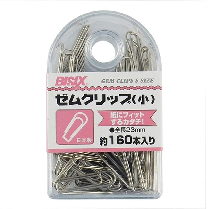 ミツヤ ゼムクリップ 小 160本箱入 BX1-GM3 1個(ご注文単位5個)【直送品】