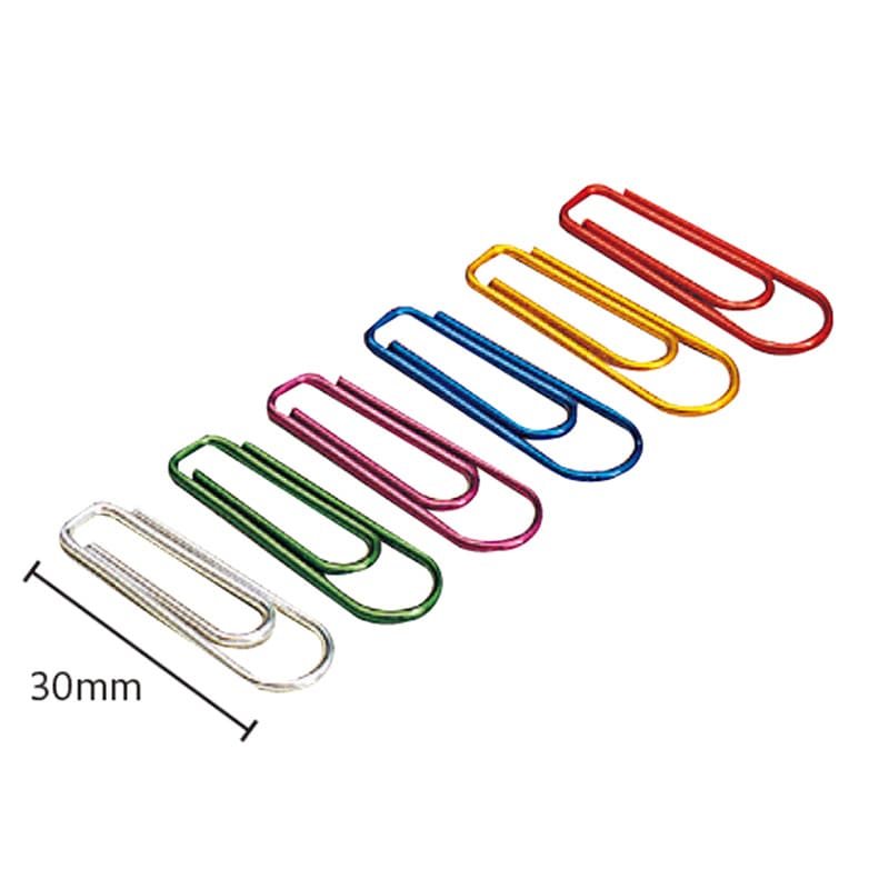 ミツヤ ゼムクリップ アルゼム 30本箱入 BX1-RG 1個(ご注文単位5個)【直送品】