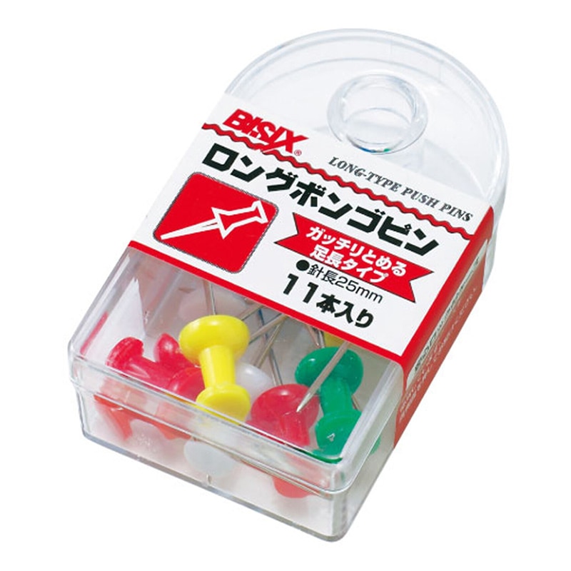 ミツヤ ロングボンゴピン 5色込 BX1-4-AS 1個(ご注文単位5個)【直送品】