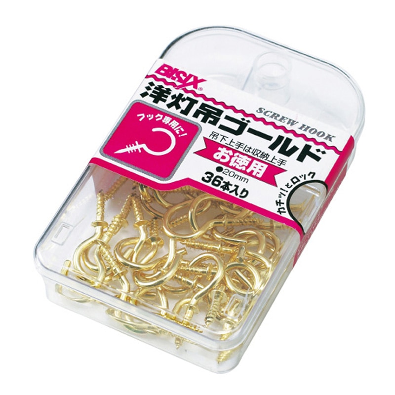 ミツヤ 洋灯吊 お徳用 ゴールド 36本箱入 BX2-16 1個（ご注文単位5個）【直送品】